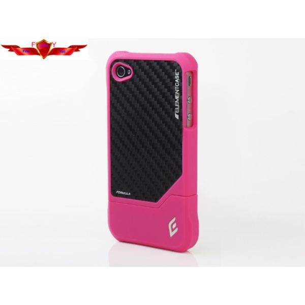 Hot Sell Carbon Fibre Iphone 4G 4S Cases Multi Color Beauty Gift Box