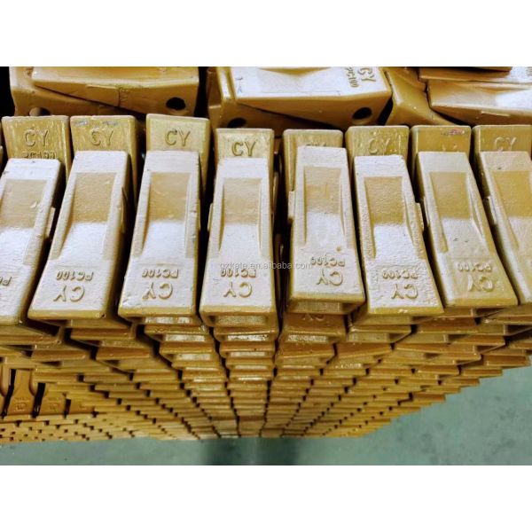 E307 Excavator Tooth Adapter , 6y3222 Bucket Teeth Metallic Color