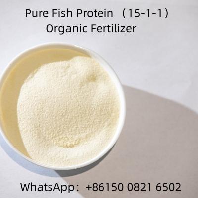 15-1-1 adubo orgânico seco do ácido aminado dos peixes da proteína pura do caso feito do Hydrolysate dos peixes de bacalhau