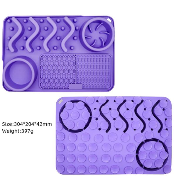 BPA-Free Silicone Pet Food Bowl Mat for Dogs Puppies Temperature Resistance -40 to 250