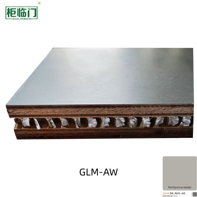 Interior Decorative Wood Aluminum Composite Panel Customized Color