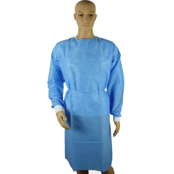 waterproof EO Sterile SMS Disposable Surgeon Gowns For Hospital