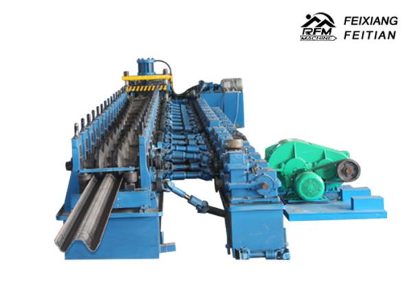 Road Structural Highway Guardrail Roll Forming Machine For Traffic Barrier