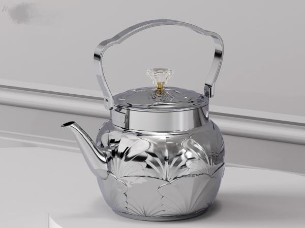 1.0L-3.0L whisting kettle ,gold color & sliever color ,Applicable to open flame and induction cooker