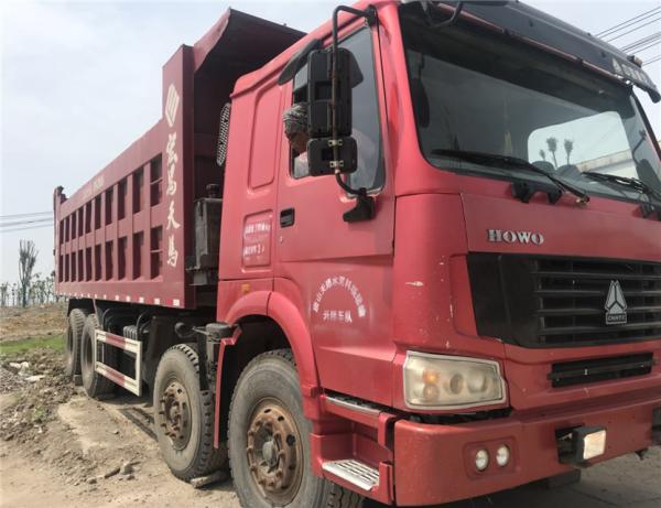 Sinotruk HOWO 8x4 380hp heavy duty used dump truck 15ton howo dump truck export to Ethiopia