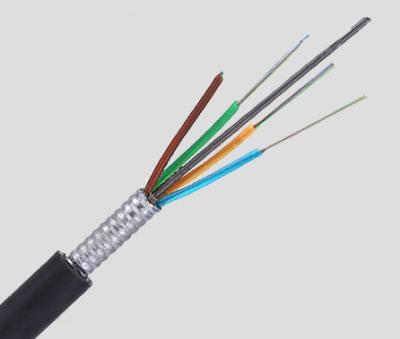 Single Mode Optical Fiber Cable GYTS-24B1.3 Outdoor 24 Core G652D For Communication