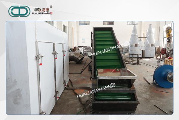 PVC Carbon Steel Belt Conveyor Mechanical Transportation Equip High Heat Resistant