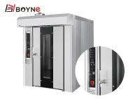 Hot Air Rotary Thirty Two Trays Gas Bakery Oven For Catering