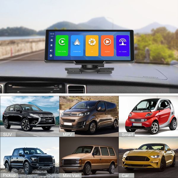 10,26-дюймовый беспроводной медиаплеер 2.5K Android Auto на приборной панели Carplay