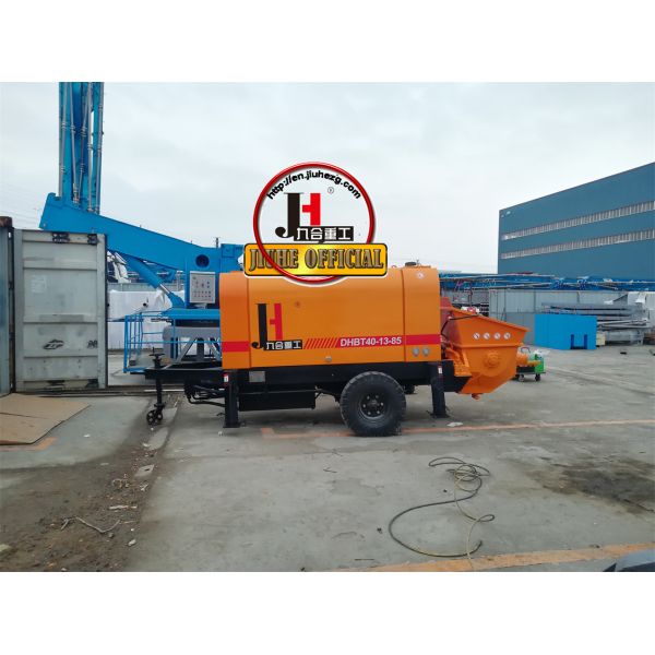 Diesel And Electric Power Type Tow Behind Trailer Stationary Station Concrete Pump Schwing Stetter Concrete Pumps