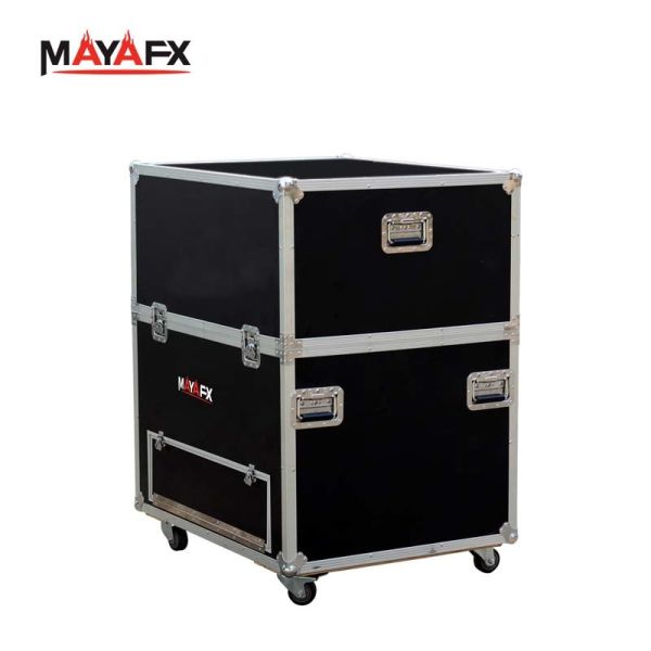 Nine Tubes Confetti Cannon with DMX Control and Adjustable Angle for Festive Events and Concerts