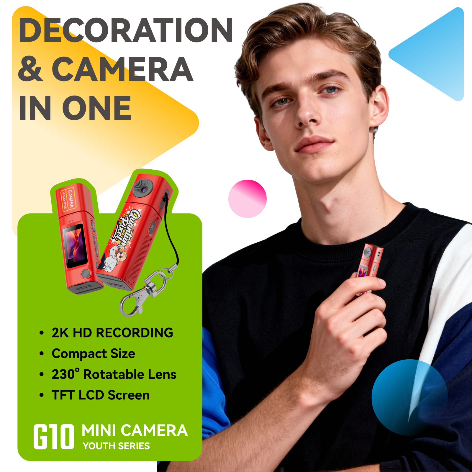 G10 Mini Thumb recording Camera Student Outdoor Sports Video Camera