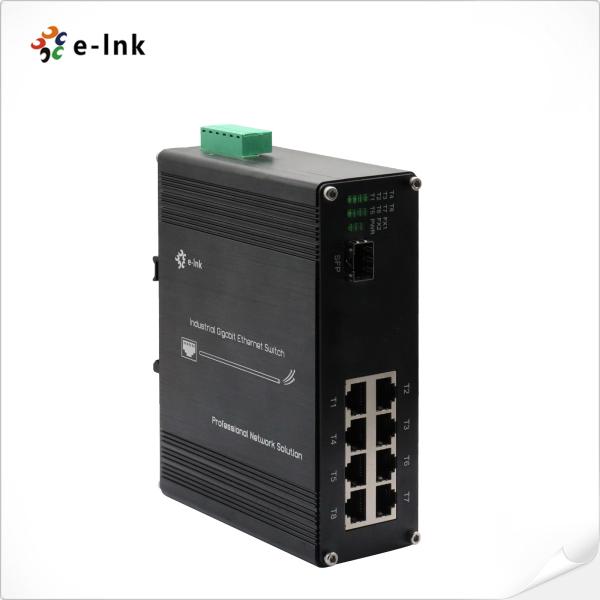 8 Port Unmanaged 802.3at PoE Switch Redundant Power Inputs
