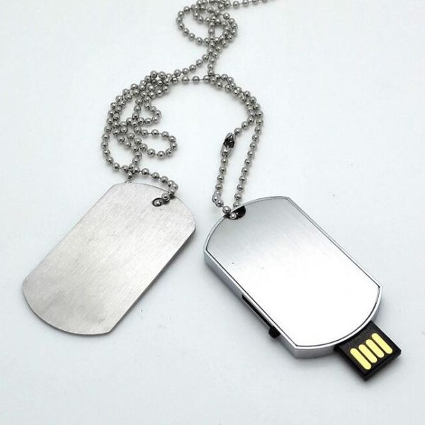 Portable Metal USB Flash Drive 32GB 16GB USB 2.0 Speed U-Disk Customized