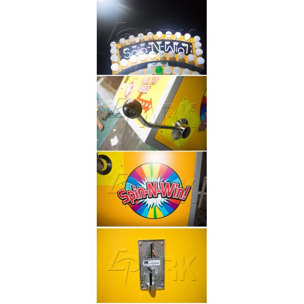 Epark Spin N Win Video Entertainment Equipment / Coin Amusement Game Machine