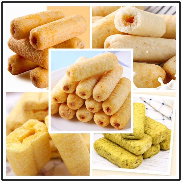 380V/220V Puffed Extruding Filling Core Filler Snack Food Making Machine High Productivity