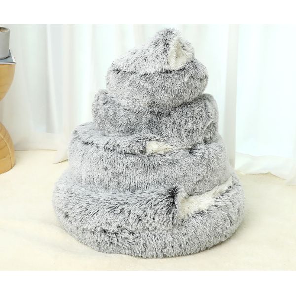 La felpa de algodón de los PP cubrió Cat Beds For Kittens Small/el animal doméstico medio/grande