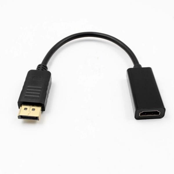 DP To 4K UHD HDMI Cables Adapter Male To Female 1080P 15cm