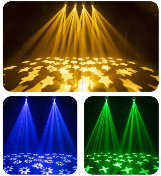 KTV Disco Private Room Solar Room Lighting 100W Focusing Moving Head Lamp Mini LED Lights