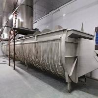 Máquina de pré-resfriamento de parafuso espiral grande para máquinas de planta de processamento de aves