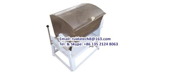 RDH Series Sachima Caramel Treats 50kg/batch Horizontal Dough Mixing Machine, Snacks Dough Kneader/ Flour Mixing Machine