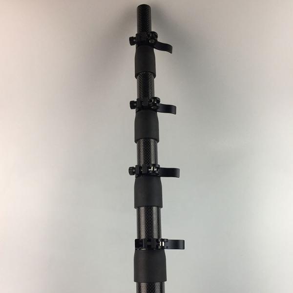 Light Weight 100% 3K Carbon Fiber Extension Pole High Pressure Resistance