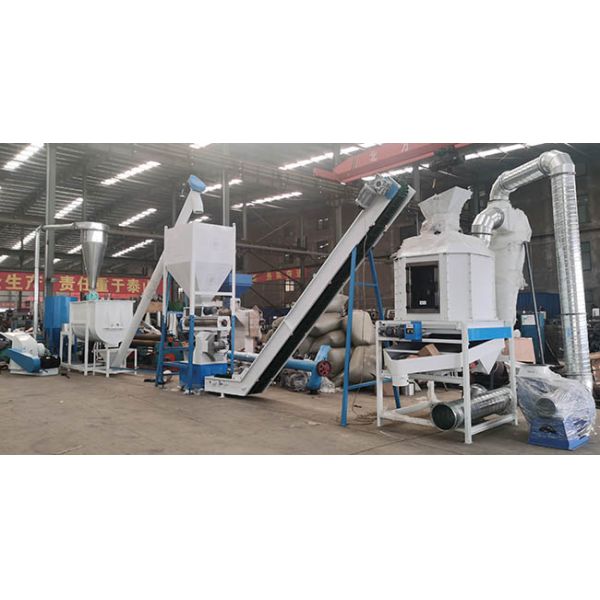 1-2 тонны в час Производительская линия для откладывания кур, бройлеров, кур, кормов для животных, гранул с сертификацией CE