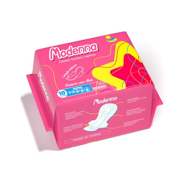 Anión con alas Chip Menstrual Sanitary Pads de Maxi Daily Use Sanitary Pads 245m m