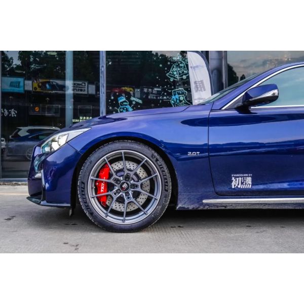 Большой тормозный комплект кованый калибр с пробуренным вентилируемым диском 378x32MM для Infiniti FX35 FX37 FX45 FX50 Q50 Q50L Q50S 2013-2021