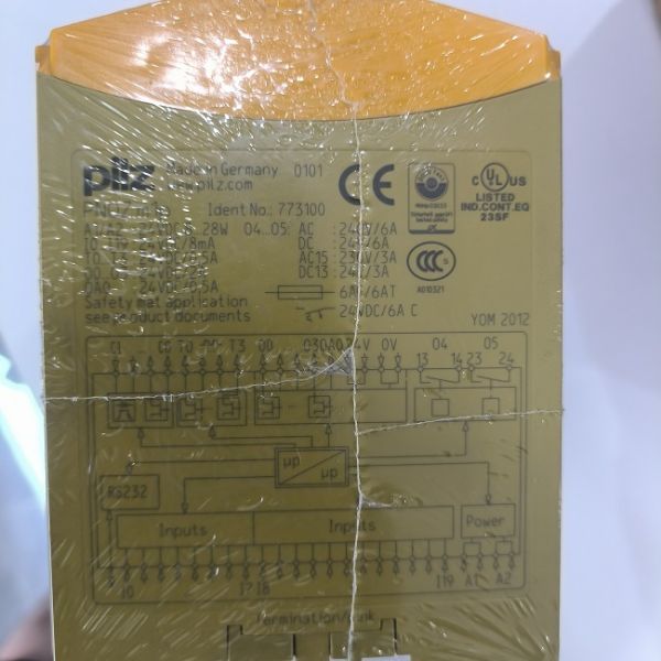 773100 Pilz PNOZ M 1p 24VDC Programmable Safety Controller 20 Safe Digital Inputs
