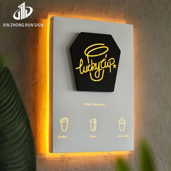 Custom Outdoor Round Led Light Box Business Sign Wall Logo 3d Round Wall Sign Letter Signage Led Advertising Light Box