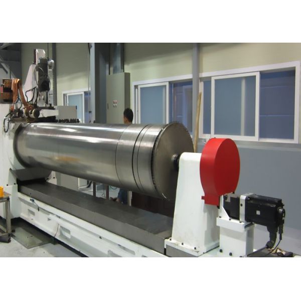 SS Wire Mesh Wedge Wire Screen Welding Machine With Mitsubishi System