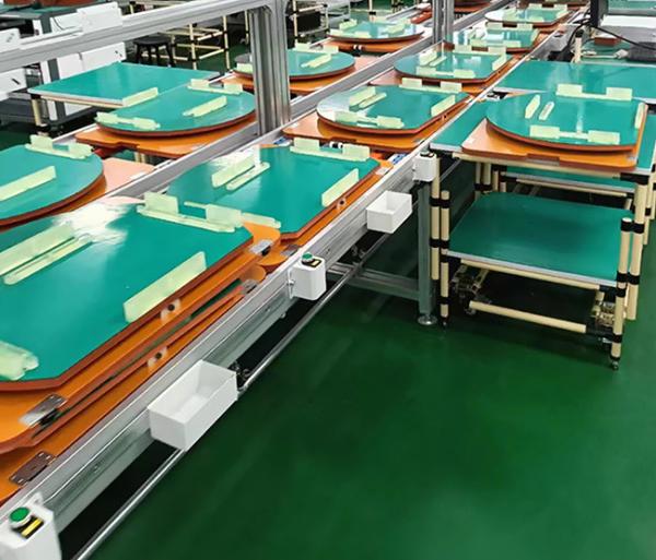 Chaîne d'assemblage multifonctionnelle à double vitesse pour machines à laver intelligentes pour CARST
