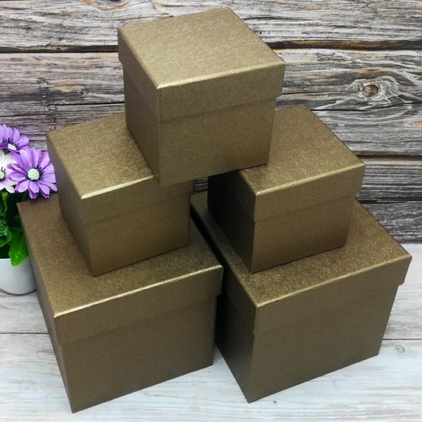 Exquisite Rectangle Large Velvet Gift Box , Blue Velvet Jewelry Box