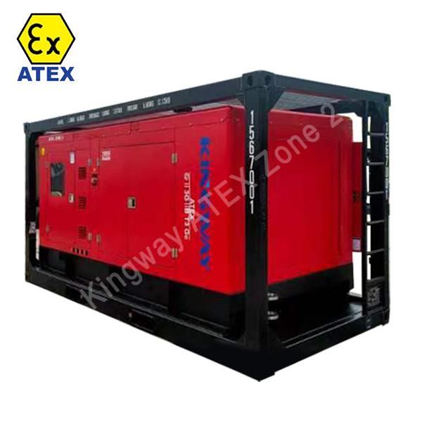 Supply 188kva 150kw 400v 50hz 3 phase 4 wire explosion proof diesel engine atex  generator zone 2
