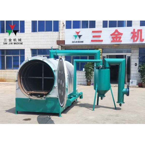 2T/24h Horizontal Wood Charcoal Carbonization Oven