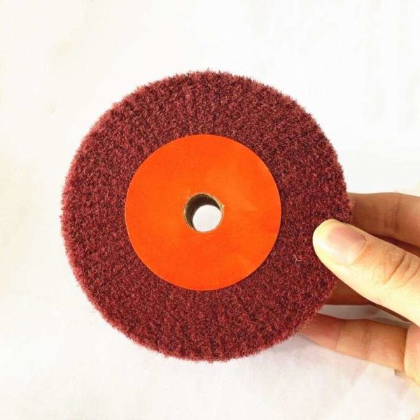 Aluminum Non Woven Flap Abrasive Wire Drawing Wheel for Smooth and Precise Polishing