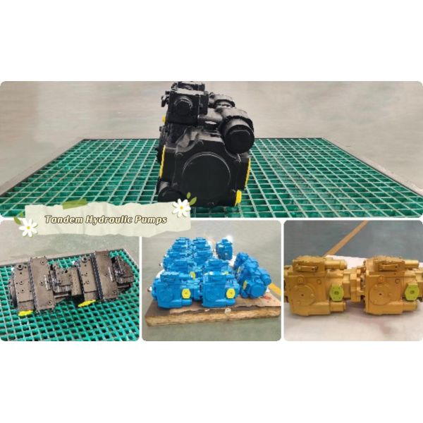 Compact And Powerful Tandem Hydraulic Pumps For Closed Circuit Systems