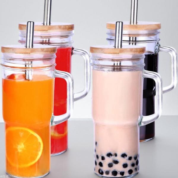 Bamboo Mason Jar Lid with Silicone Seal - Eco-Friendly Drinkware