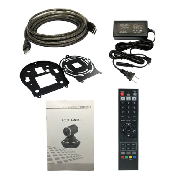16:9 8.51 Mega Pixels Newcomers PTZ Webcam For Church 3X Optical Zoom Live Broadcast Conference Gimbal Camera