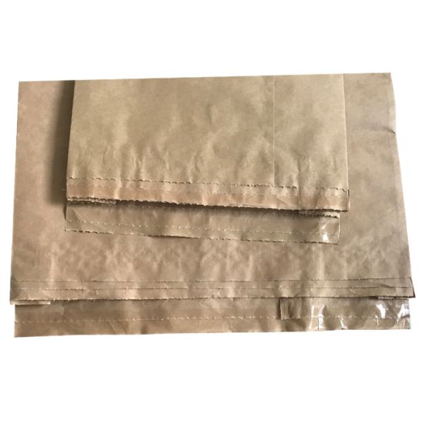 2 Layers PE Film Pinch Bottom Kraft Paper Sack For Powder Material