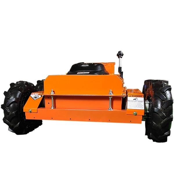 4 wheeler Robotic Flail Mower Rotary Straight Blade Gasoline Engine Power 6.5HP