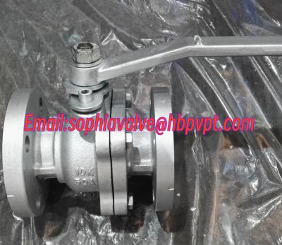 150A 10K resilient seal flanged ball valve