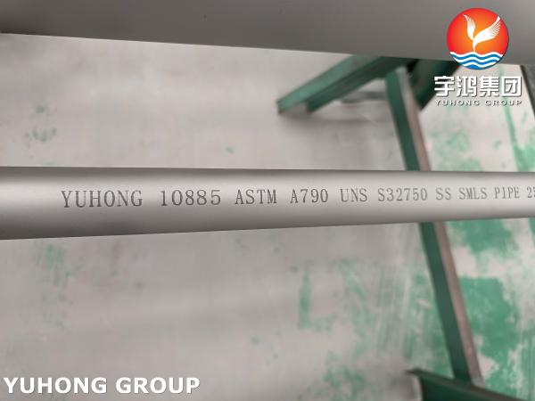 ASTM A790 UNS S37500 Super Duplex Stainless Steel Seamless Pipe