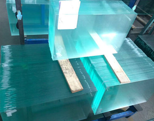Annealed Float Laminated Clear Toughened Glass For Table Tops , Storefront Glass Door