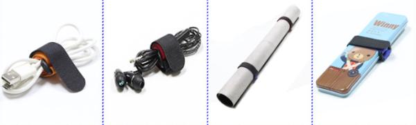 Reusable Hook And Loop Cable Tie With Buckle 10mm 15mm 20mm 25mm