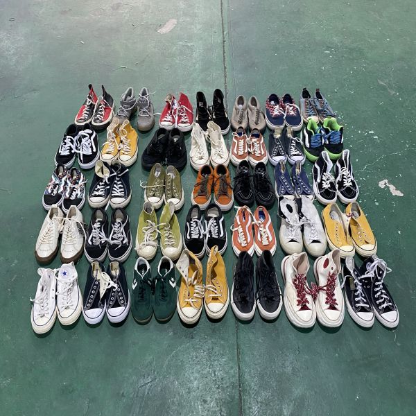 Nylon Canvas Used Brand Shoes Trendy Japan Korea Second Hand Street Wear Shoes