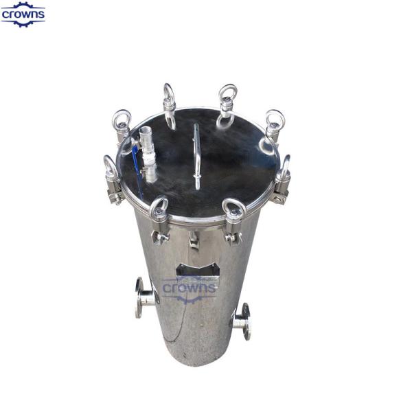 Industrial High Flow Stainless Steel Multi Cartridge Water Filter Housing 10 Inch