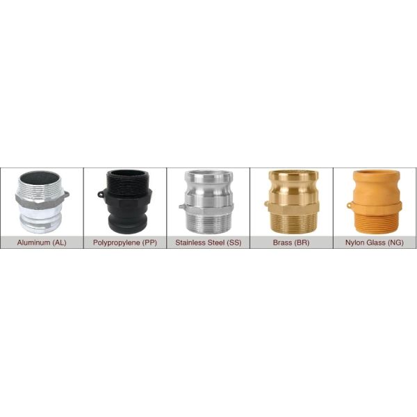 Camlock Type Hose Pipe Fittings Stainless Steel Aluminum Brass Quick Release Coupling
