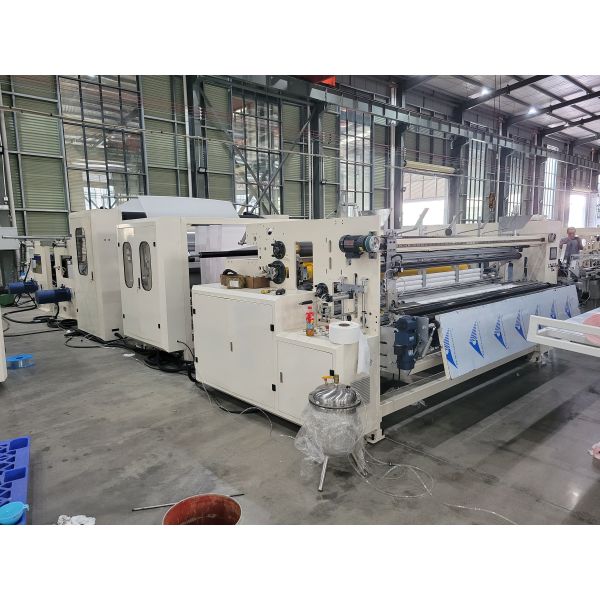 Full Automatic Diameter 80-280mm Kitchen towel Paper Rewinder Machine